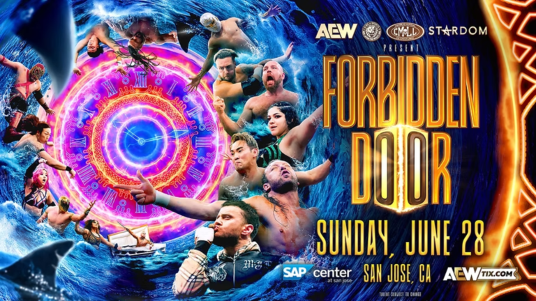 AEW Forbidden Door 2026 Poster Home - New