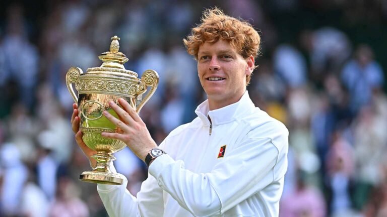 sinner wimbledon 2025 trophy final Home - New