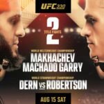UFC 330 Double Main Event Poster Home - New