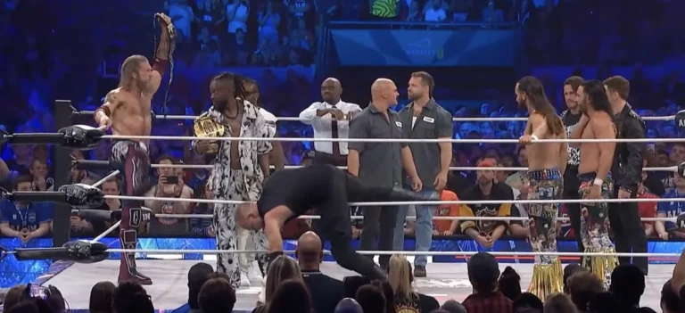aew all in Home - New