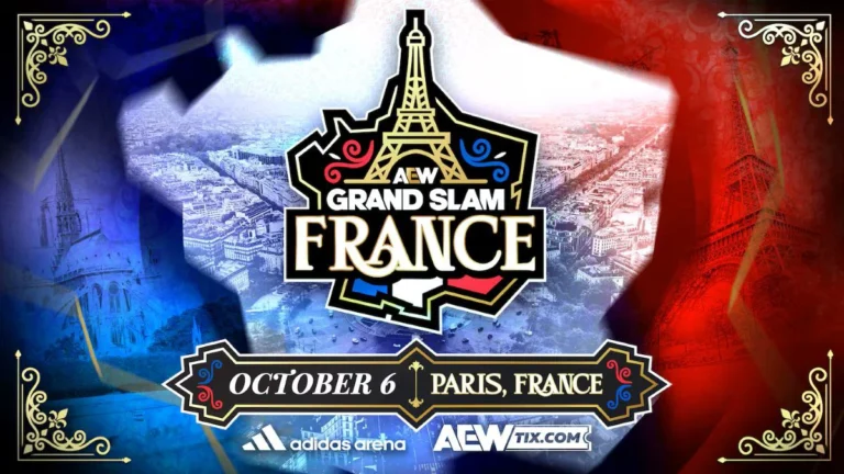 AEW Grand Slam France graphic Home - New