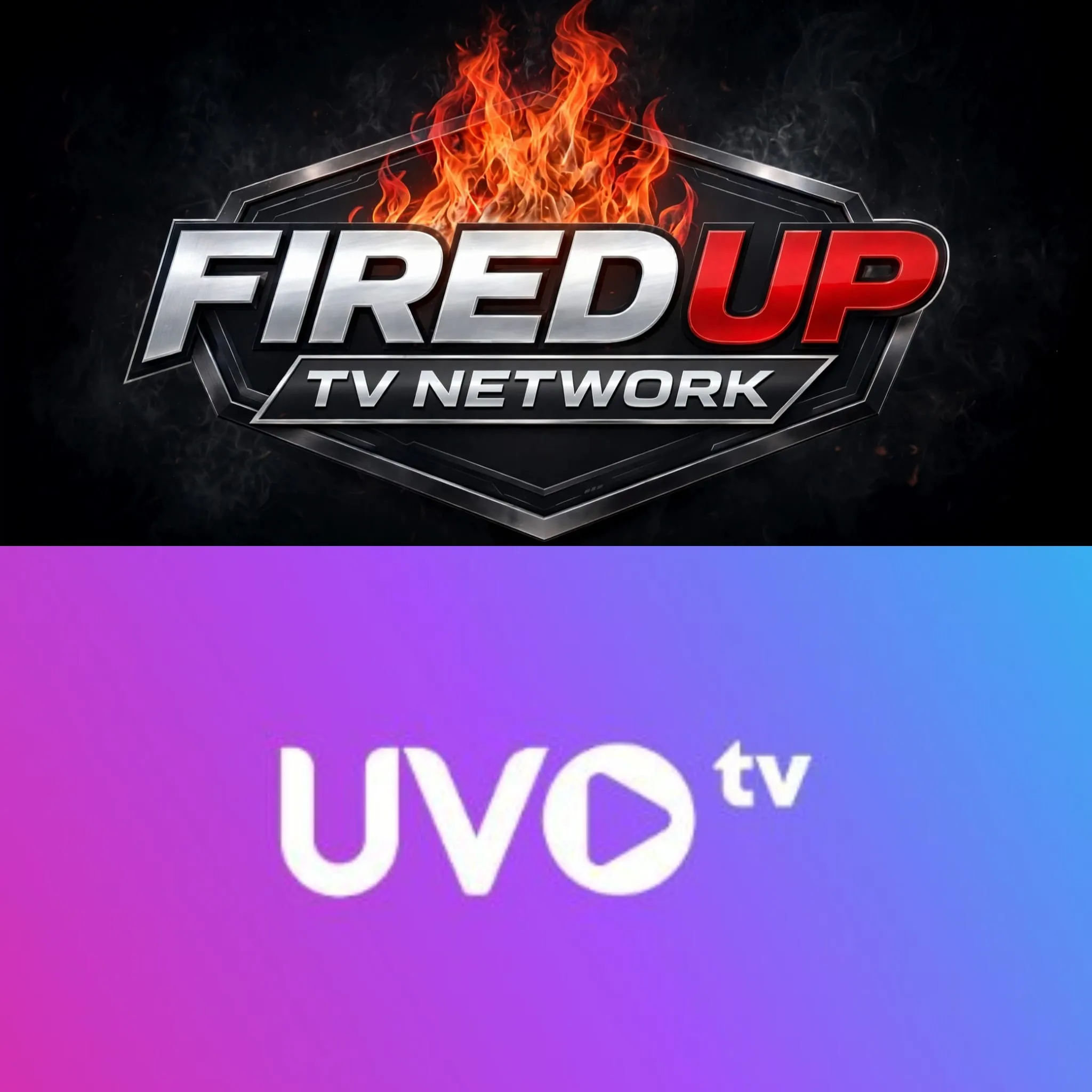 uvo tv logo with firedup FiredUp Network - App Download